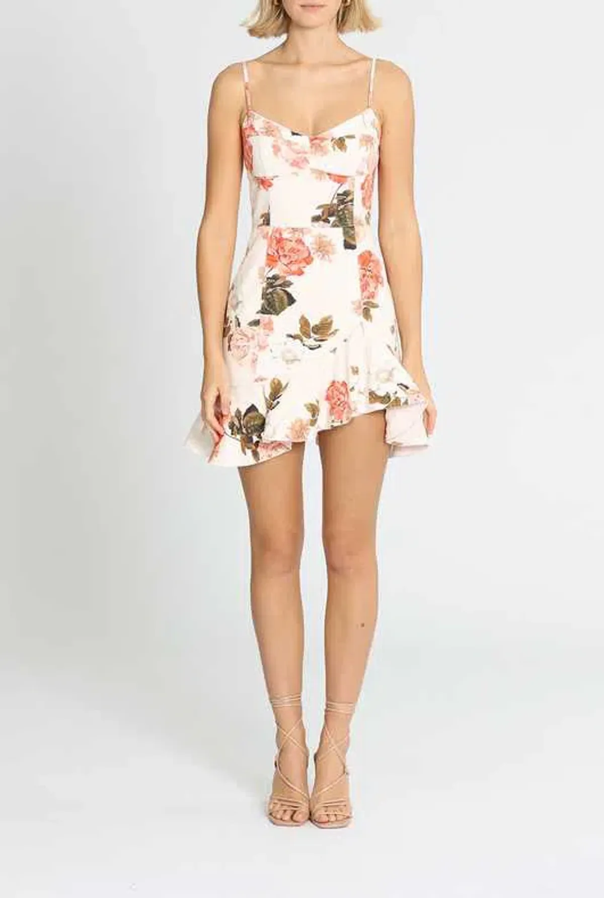 Nicholas Arielle Floral Mini Dress Floral Size 8 - Image 1