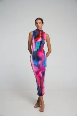 Lidee Moss Gown Multi Size 8 for rent on The Volte - image 1