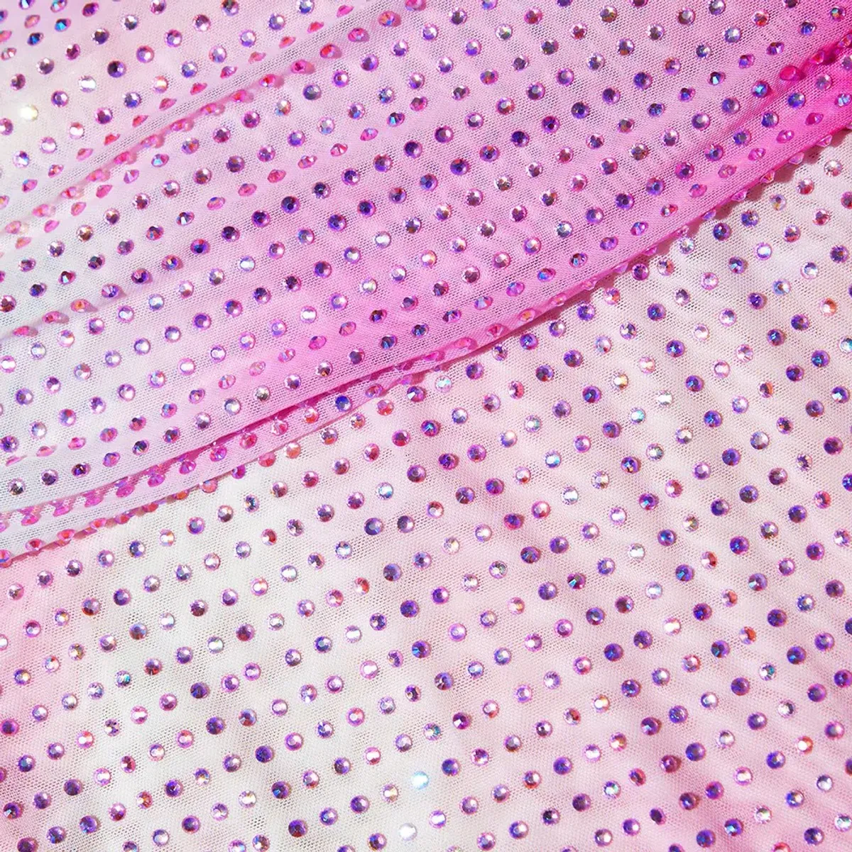 Self-Portrait Contour Print Embellished Mini Dress Pink Size 6  - Image 3