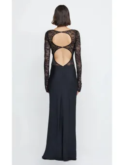 Bec & Bridge Nora Lace Long Sleeve Maxi Dress Black Size AU 8 for rent on The Volte - image 3