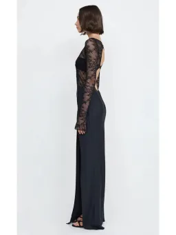 Bec & Bridge Nora Lace Long Sleeve Maxi Dress Black Size AU 8 for rent on The Volte - image 2