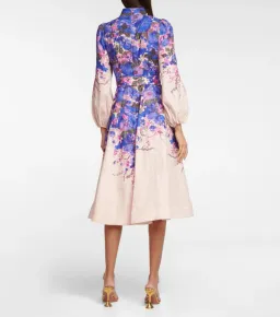 Zimmermann High Tide Buttoned Midi Dress Floral Size 1 / AU 10 for rent on The Volte - image 2