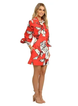 Leo and Lin Luminous Linen Mini Dress Imperial Size AU 12 for rent on The Volte - image 3