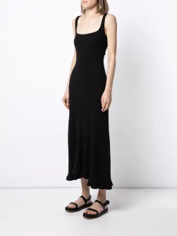 Anna Quan Dido Rib Knit Midi Dress Black Size 8 for rent on The Volte - image 5