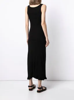 Anna Quan Dido Rib Knit Midi Dress Black Size 8 for rent on The Volte - image 6