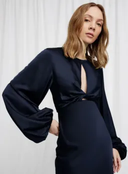 Significant Other Demi Dress Navy Size 8  for rent on The Volte - image 2