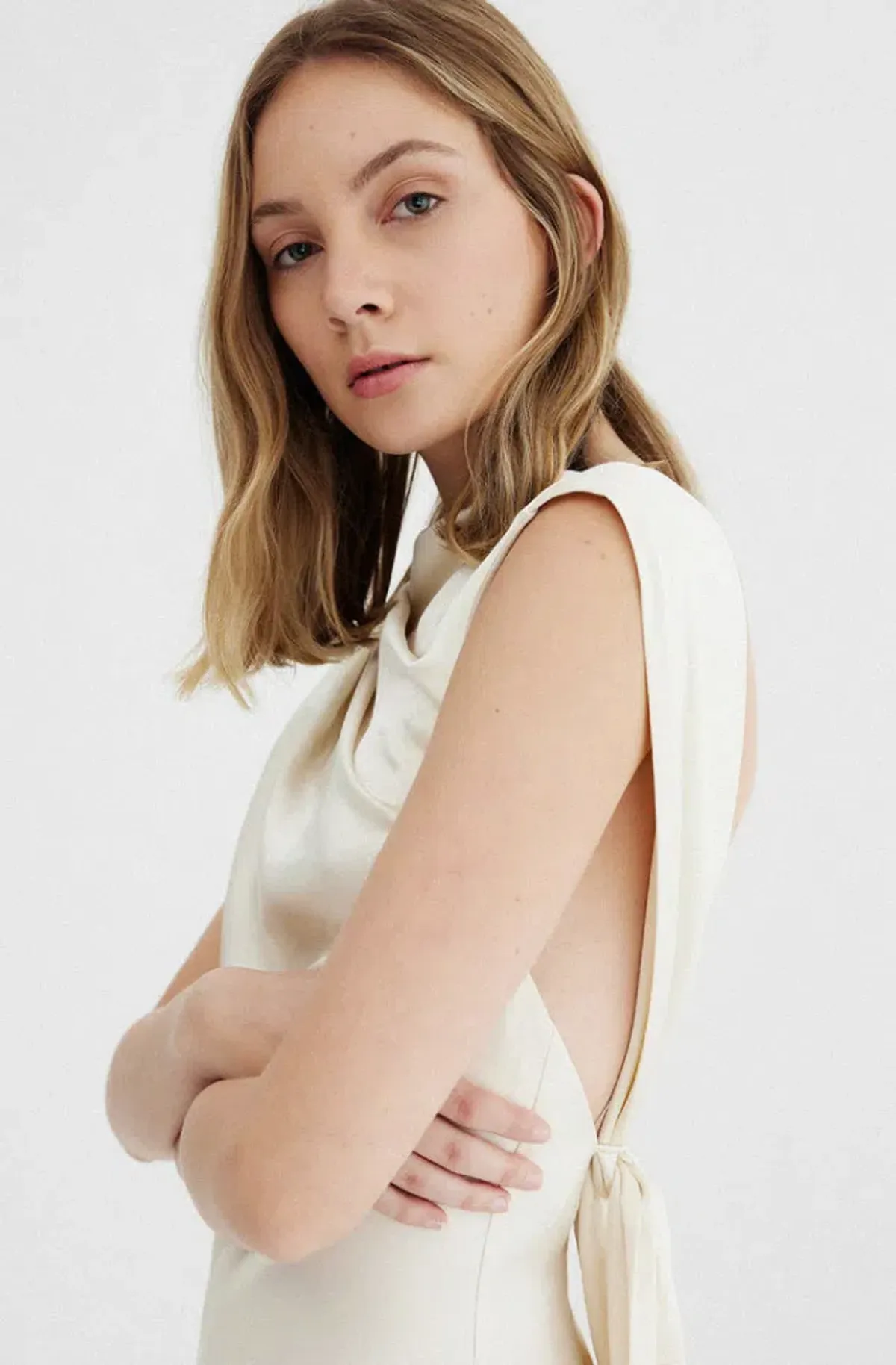 Significant Other Lana Maxi Dress Buttercream Size 8  - Image 4