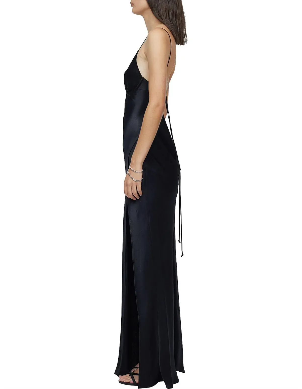 Bec & Bridge Ren Split Maxi Dress Black Size 6 - Image 3