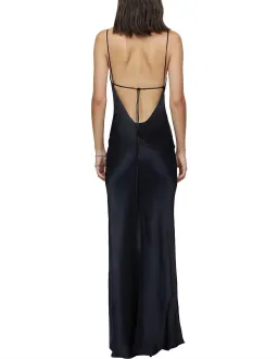 Bec & Bridge Ren Split Maxi Dress Black Size 6 for rent on The Volte - image 4