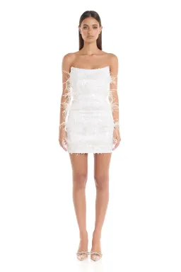 Eliya The Label Tiffany Dress White Size L/Au 12 for rent on The Volte - image 1