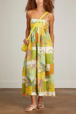 Alemais Jerome Midi Dress Multi Size 12 for rent on The Volte - image 1