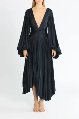 Acler Palms Dress Navy Size 10 for rent on The Volte - image 1