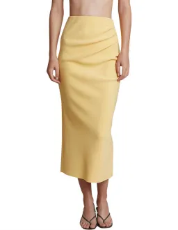 Bec & Bridge  Noa Midi Skirt Yellow Size 12  for rent on The Volte - image 4