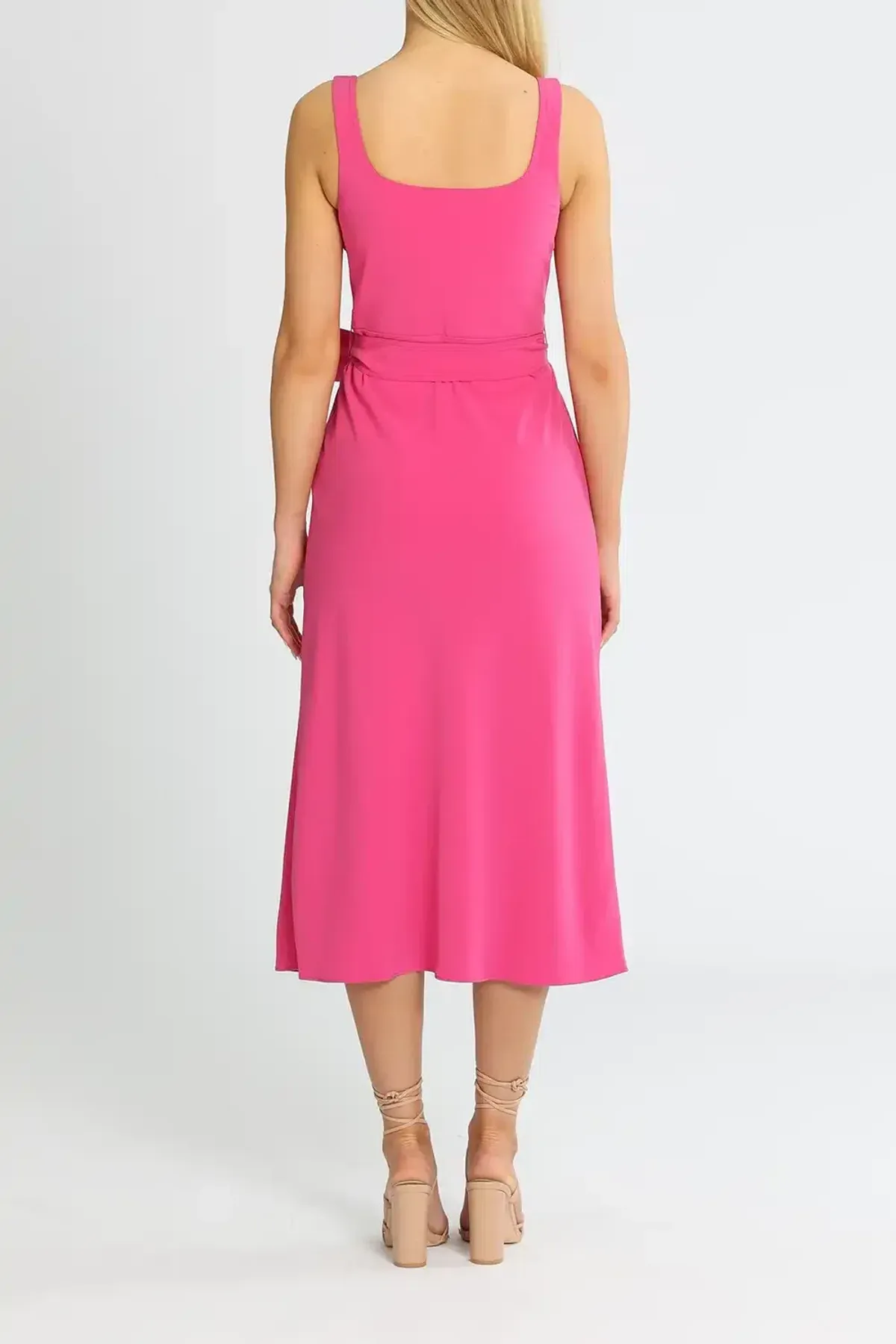By Johnny Ora Midi Dress Pink Size 14 - Image 3