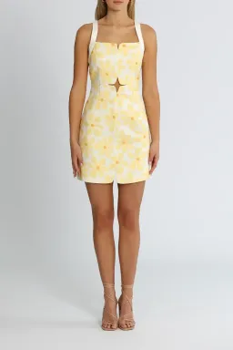 By Johnny Callie Mini Sun Dress Print Yellow Size 12 for rent on The Volte - image 1