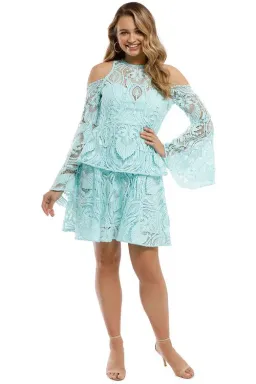 Thurley  Amethyst Sleeve Dress Blue Size 10 for rent on The Volte - image 1