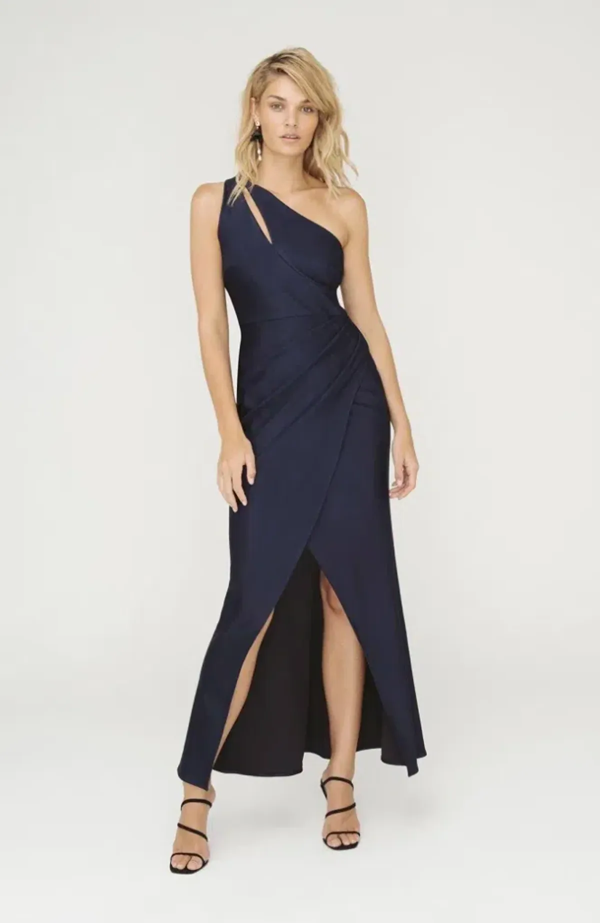 Sheike Matrix Maxi Dress Navy Size 10 - Image 1