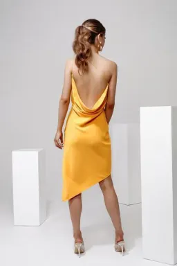 Derma Department Anya Dress Orange Size 6 for rent on The Volte - image 2