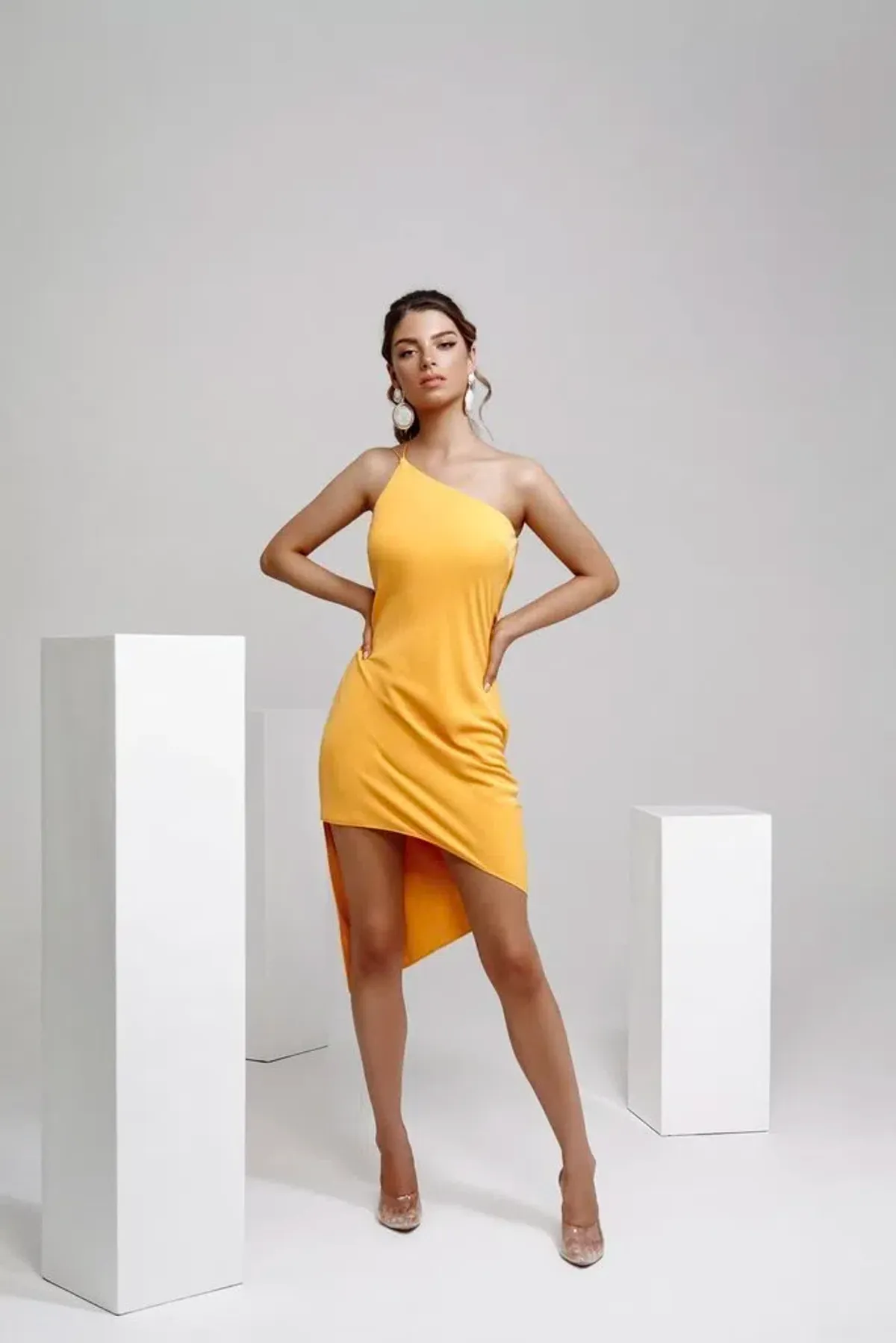 Derma Department Anya Dress Orange Size 6 - Image 1