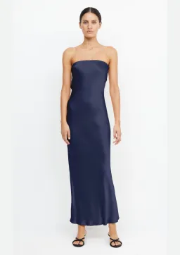 Bec & Bridge Moon Dance Strapless Maxi Dress Navy Size 12 for rent on The Volte - image 1
