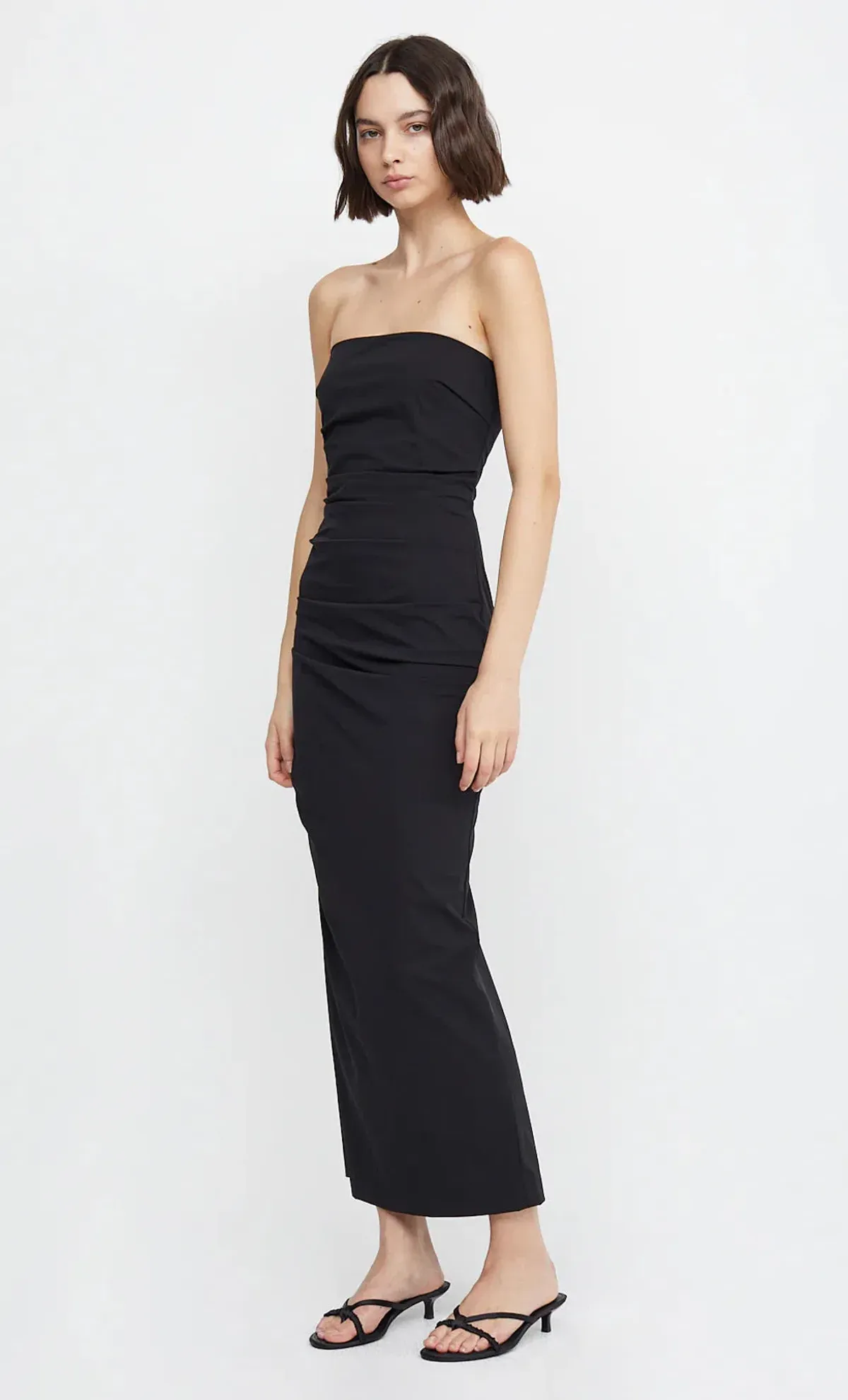 Bec & Bridge Zelie Strapless Maxi Dress Black Size AU 6 - Image 2