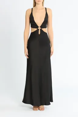 Bec & Bridge Felix Maxi Dress Black Size AU 6 for rent on The Volte - image 1
