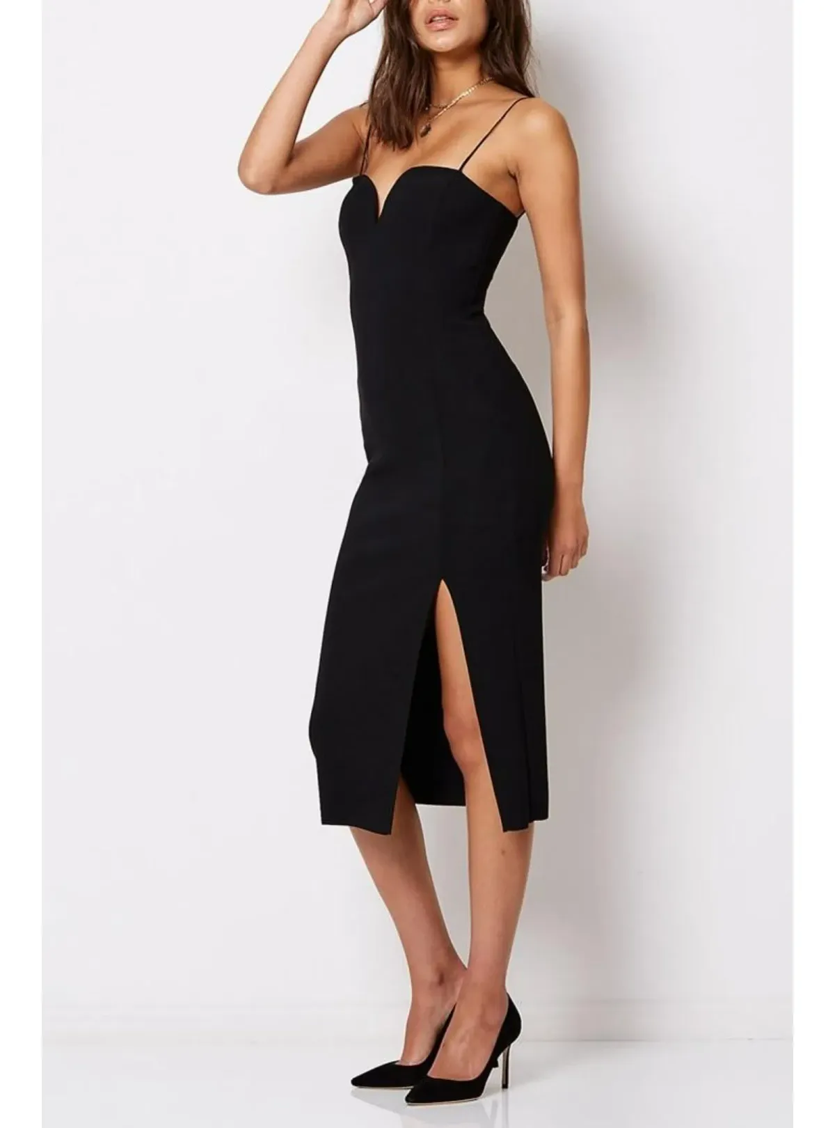 Bec & Bridge Dreamgirl Sweetheart Dress Black Size AU 10 - Image 3