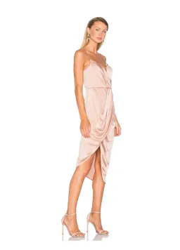 Zimmermann Sueded Silk Plunge Dress Peony Size AU 10 for rent on The Volte - image 2