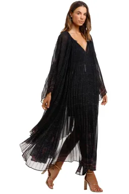 Camilla Sunray Pleated Kaftan Black Size 10 for rent on The Volte - image 2