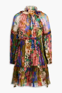 Zimmermann Tropicana Lantern Mini Spliced Multi Size 0 / AU 8 for rent on The Volte - image 4