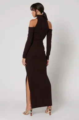 Winona Lucia Maxi Dress in Wine Brown Size M / AU 10 for rent on The Volte - image 3