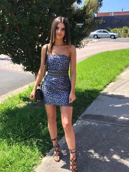 Eliyah the Label Zenith Dress Blue Size 8 for rent on The Volte - image 3