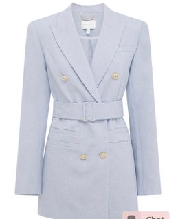 Alice McCall That’s All Blazer Mini Dress Blue Size 4 for rent on The Volte - image 5