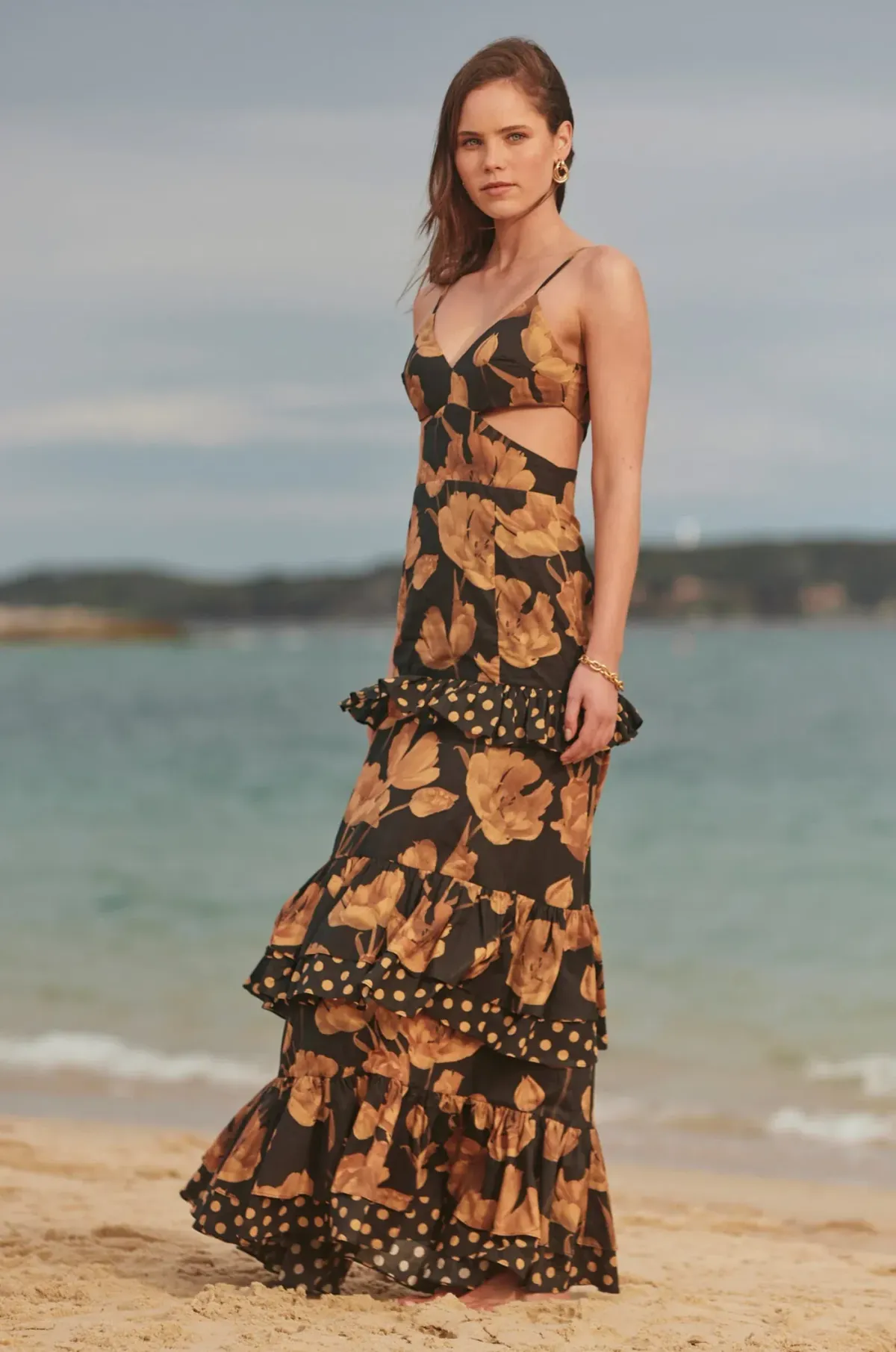 Sonya Moda Valentina Gown Floral Size 8 - Image 5