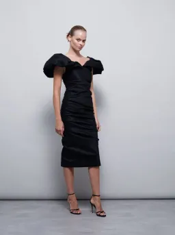 Rachel Gilbert Frey Dress  Black Size 8  for rent on The Volte - image 1
