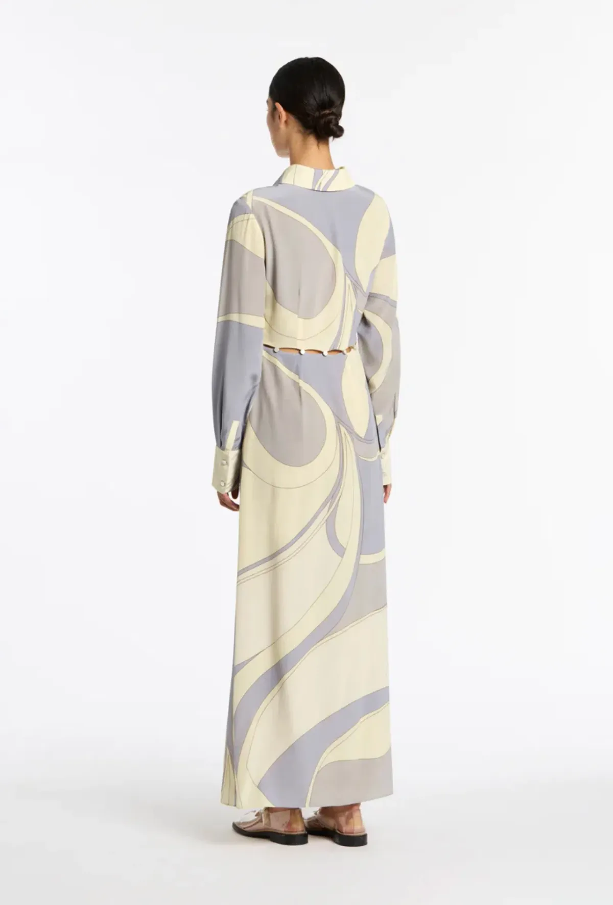 Sir the Label Adrianna Shirt Dress Multi Size 3 /AU 12 - Image 2