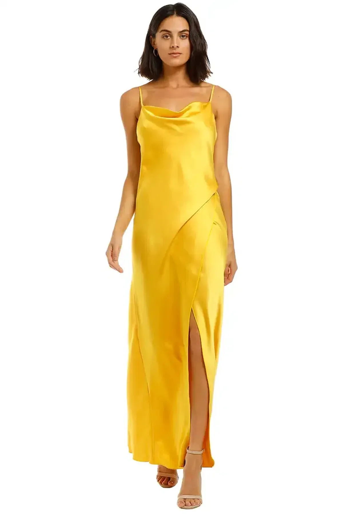 Camilla and Marc Aubrey Slip Dress Sunburst Yellow Size 8 - Image 1