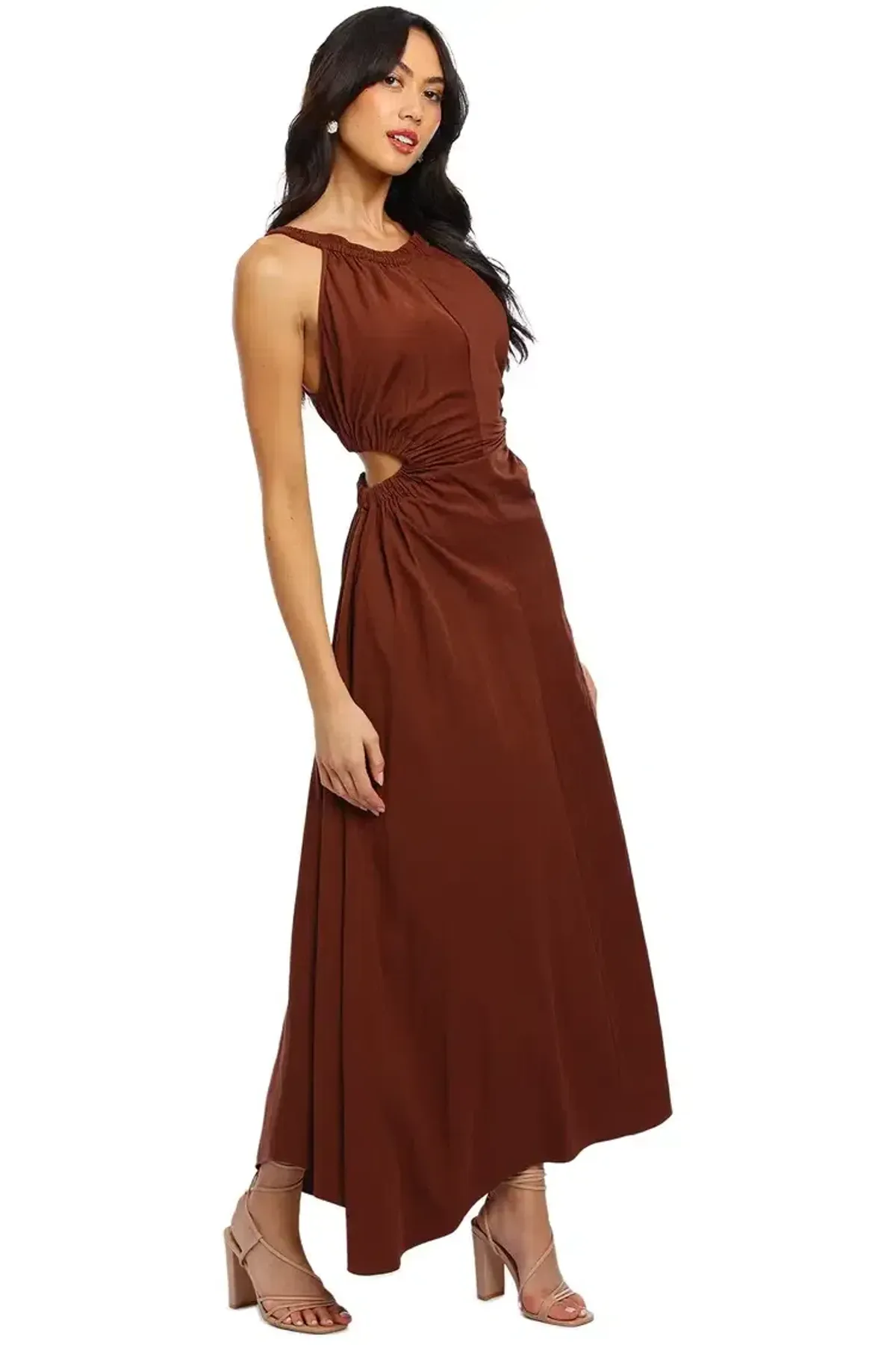 Camilla and Marc Coppola Maxi Dress Brown Size 10 - Image 2