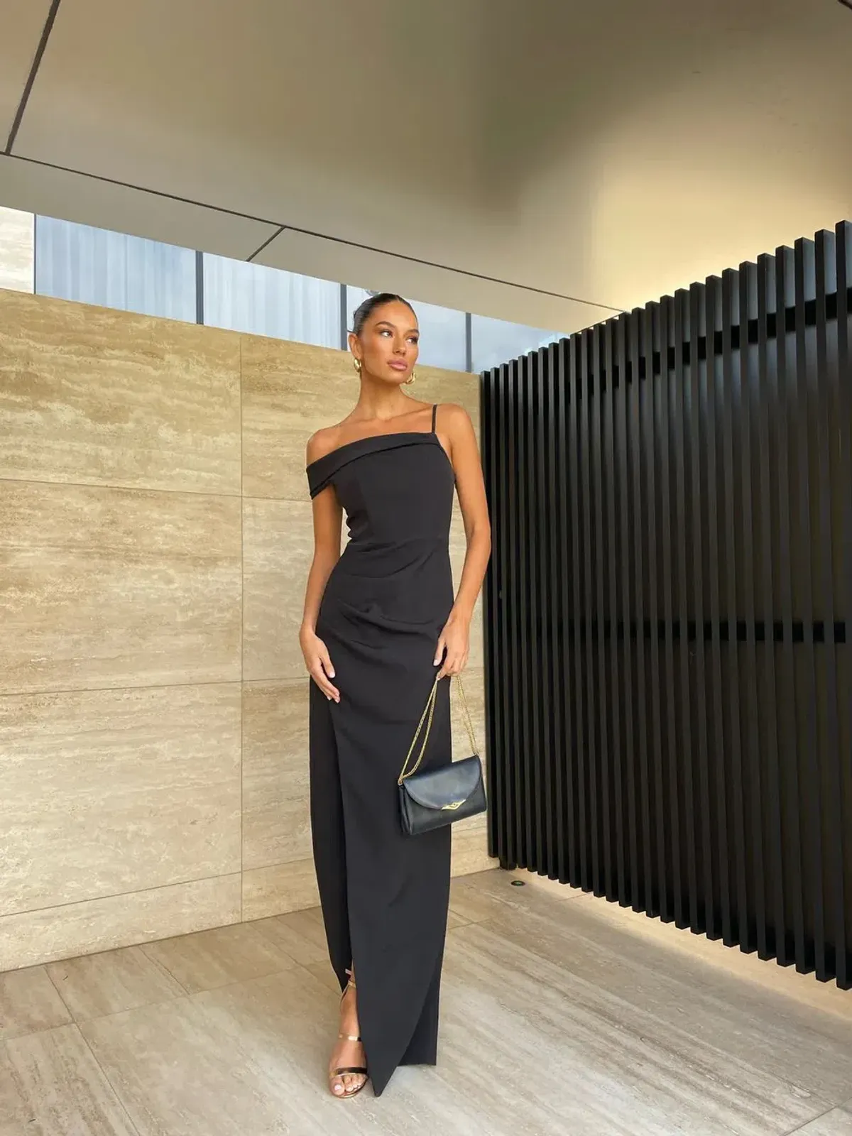 Bianca & Bridgett Athena Dress Black Size 12  - Image 3