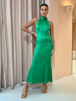 Hansen and Gretel Vivienne Dress in Fern Green Size AU 12 for rent on The Volte - image 1