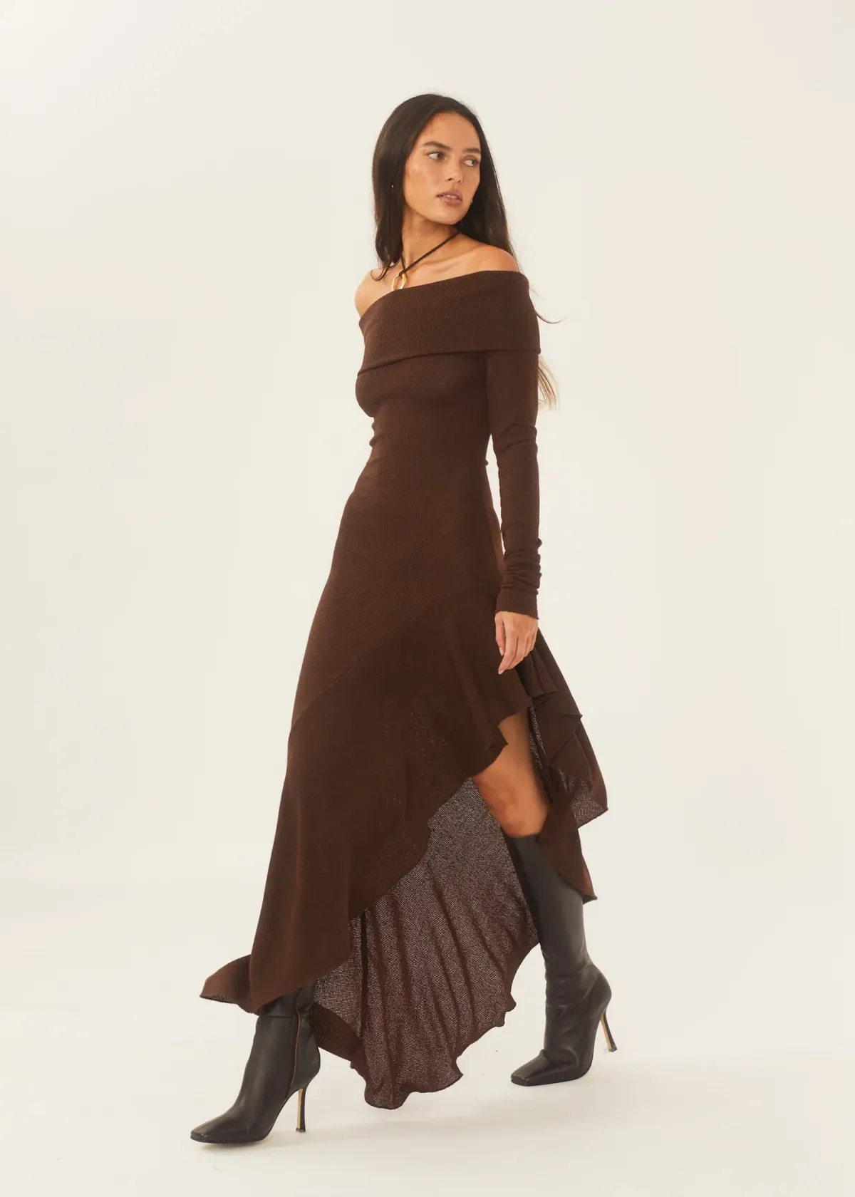 Arcina Ori Bella Dress Brown Size AU 6 - Image 2