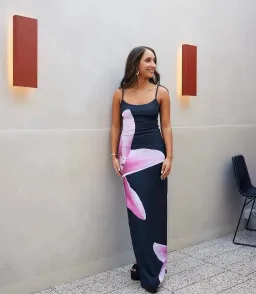 With Harper Lu Slip Dress  Lily Floral Size AU 6 for rent on The Volte - image 1