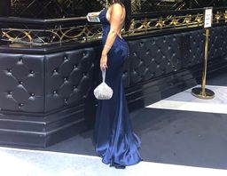 Portia & Scarlett Valentina Gown Navy Size 6 for rent on The Volte - image 1