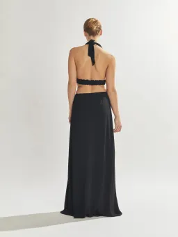 One Mile the Label Jeska Maxi Dress Black Size AU 10 for rent on The Volte - image 3