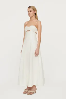 Clea Florence Stitch Dress Chalk Size XS / AU 6 for rent on The Volte - image 2