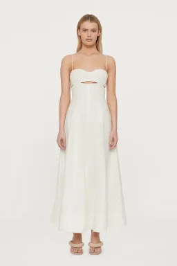 Clea Florence Stitch Dress Chalk Size XS / AU 6 for rent on The Volte - image 4