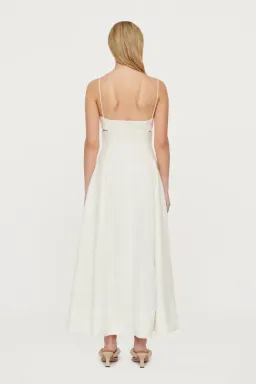 Clea Florence Stitch Dress Chalk Size XS / AU 6 for rent on The Volte - image 3