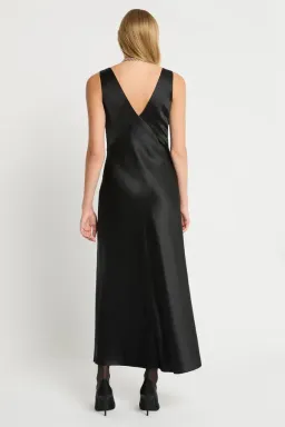 Sass & Bide Escaped Love Silk Dress Black Size AU 10 for rent on The Volte - image 3