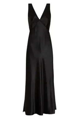 Sass & Bide Escaped Love Silk Dress Black Size AU 10 for rent on The Volte - image 4