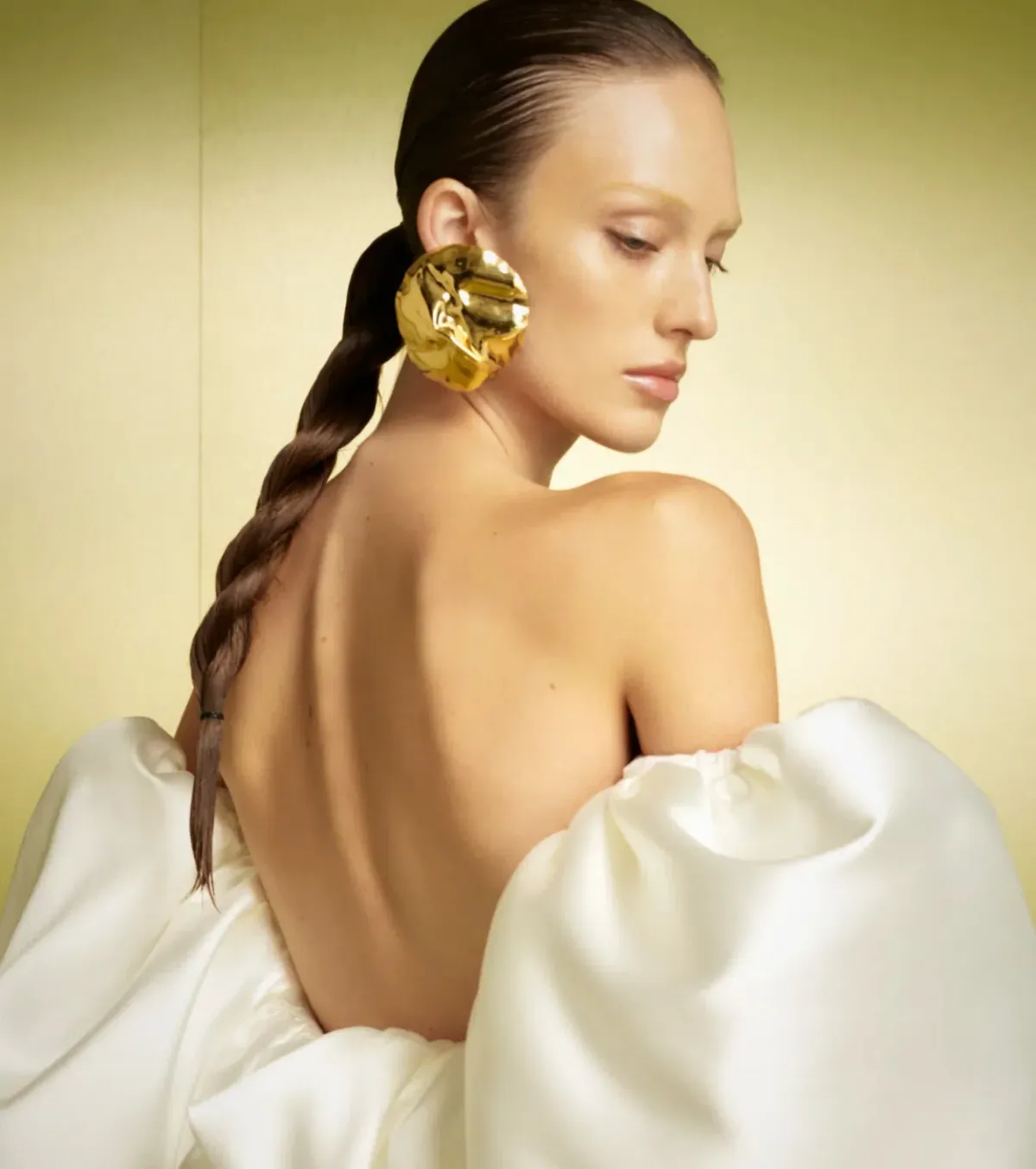 Solace London Pia Maxi Dress in Cream Size 10 - Image 6